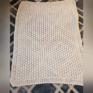 Baby Blanket Hand Made Crochet.